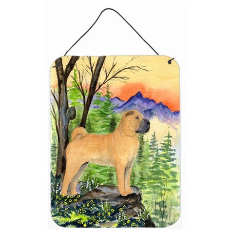 Carolines Treasures Shar Pei Aluminium Metal Wall Or Door Hanging Prints SS8324DS1216